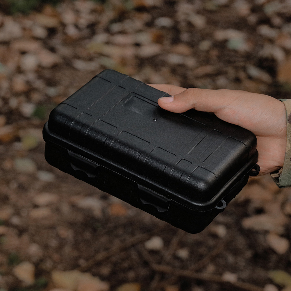 

Outdoor Survival EDC Tool Sealed Storage Bag Large-Capacity Waterproof Box, Black, 501 Original