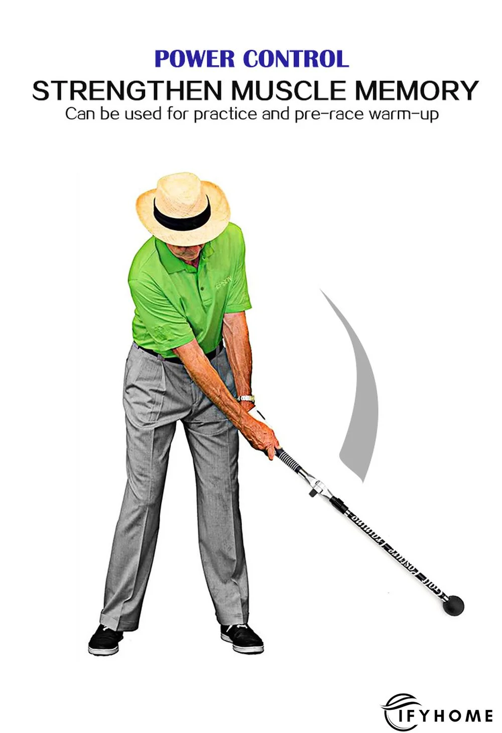 Golf Trainer Grip Golf Training Aid Swing Multicolor Golf Tempo Training Tools | IFYHOME