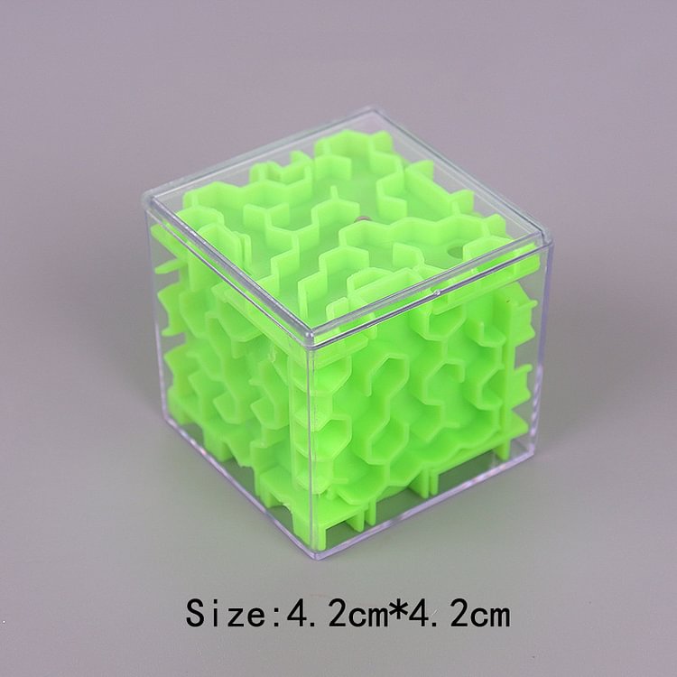3D Maze Cube Transparent Surface Puzzle Cube Maze Toys for Kids Tikotoy