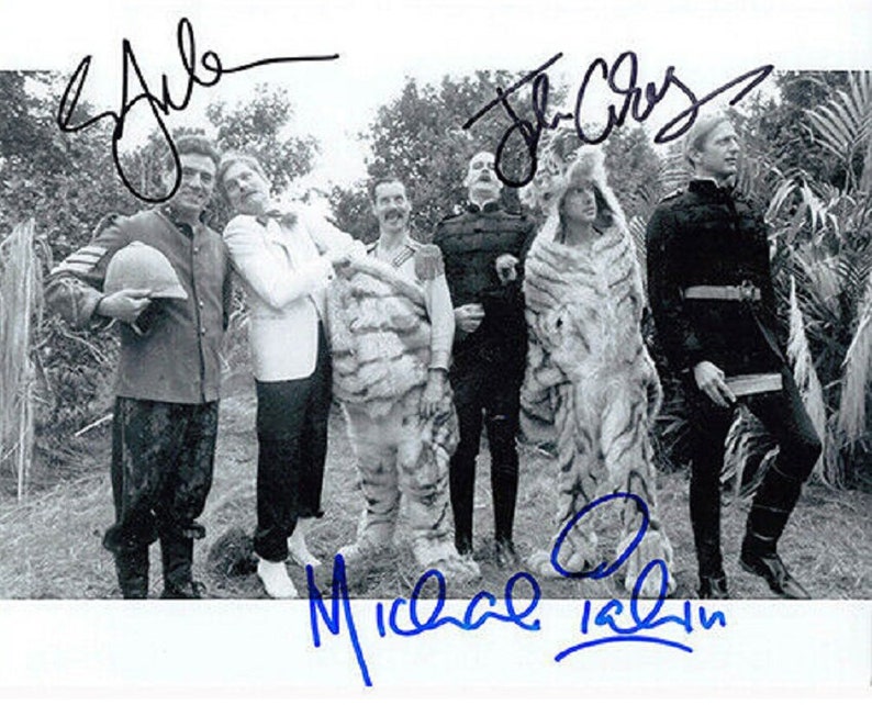 MONTY PYTHON Cast Signed Photo Poster painting X3 John Cleese, Eric Idle, M. Palin wCOA