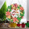 DIY Diamond Painting Garland Snowman Rhinestone Hanging Wreath Set 