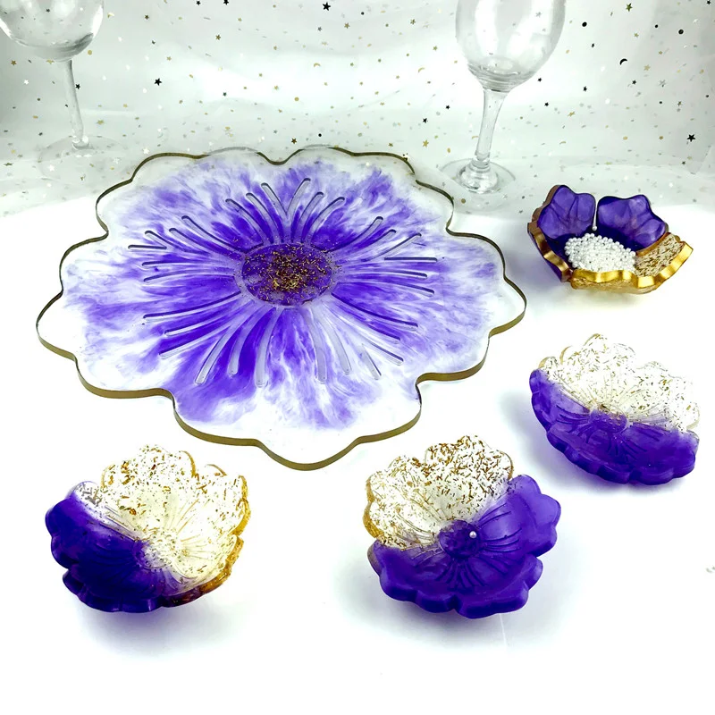 Sunflower Coaster Resin Mold(3 PCS)