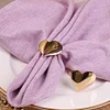 Golden Heart Wedding Event Catering Napkin Ring