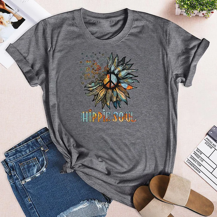 Hippie Soul Men's Ladies T-Shirt Tee - 01029-Annaletters