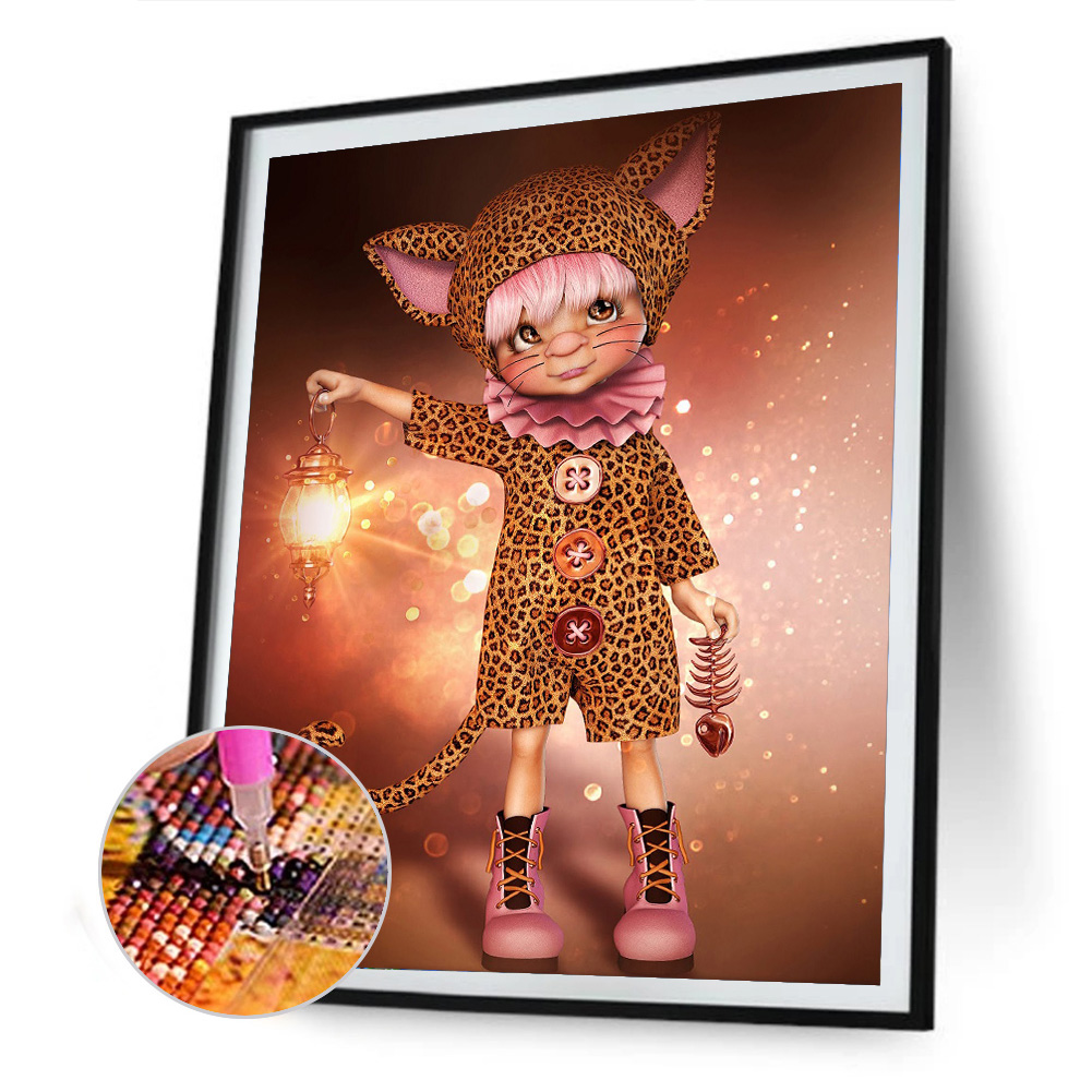 

(Multi-Size) Fairy Girl - Round/Square Drill Diamond Painting, Square diamond 30*40cm, 501 Original