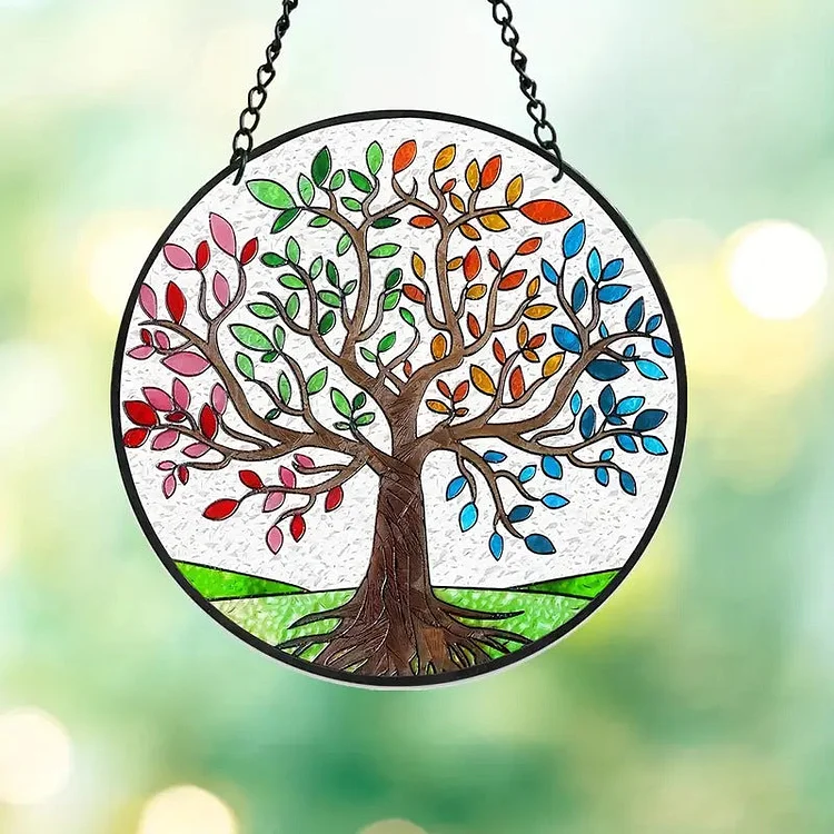 Tree - Suncatcher Hanging Ornament WH003