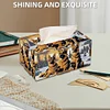 Diamond Painting Tissue Box Kits Decorative Rhinestone Craft Kit (Winter Hound)