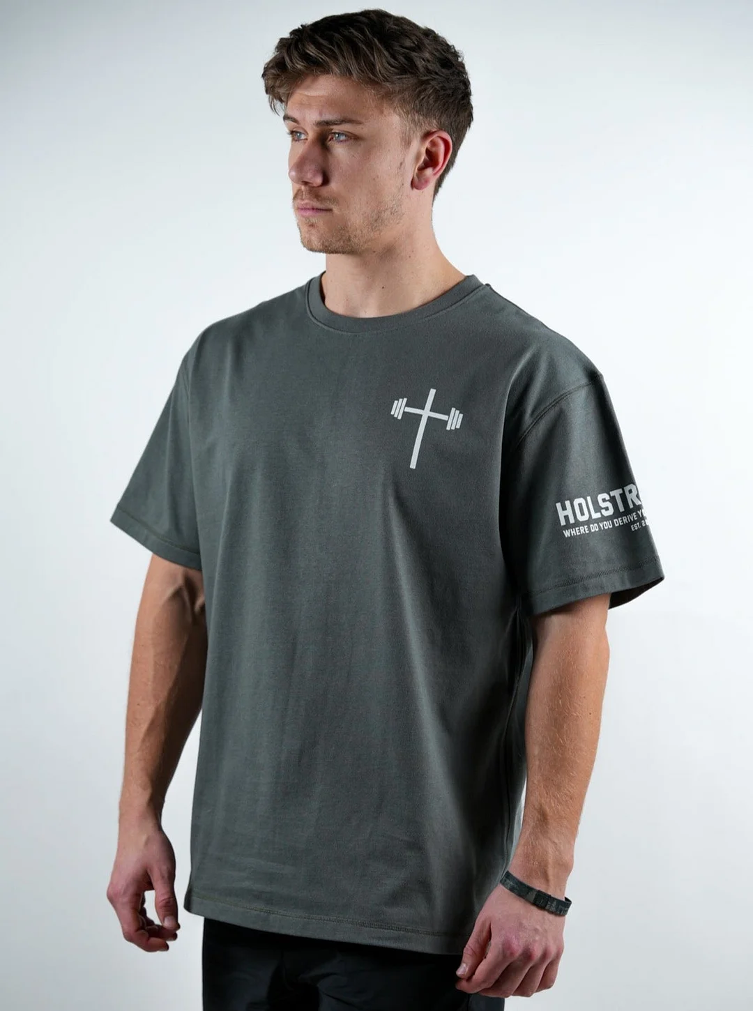 Iron Sharpens Iron Oversized Tee - Iron Grey