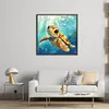 Sea Turtles-11CT Stamped Cross Stitch 40*40cm/15.75*15.75in tapestrymarket