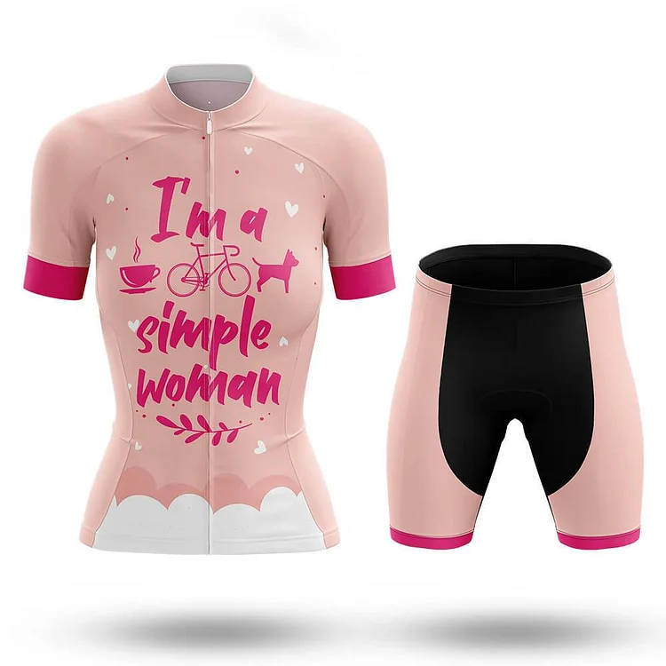 Simple Women's Short Sleeve Cycling Kit