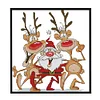 Santa Claus-14CT Stamped Cross Stitch Kit(28*26cm)
