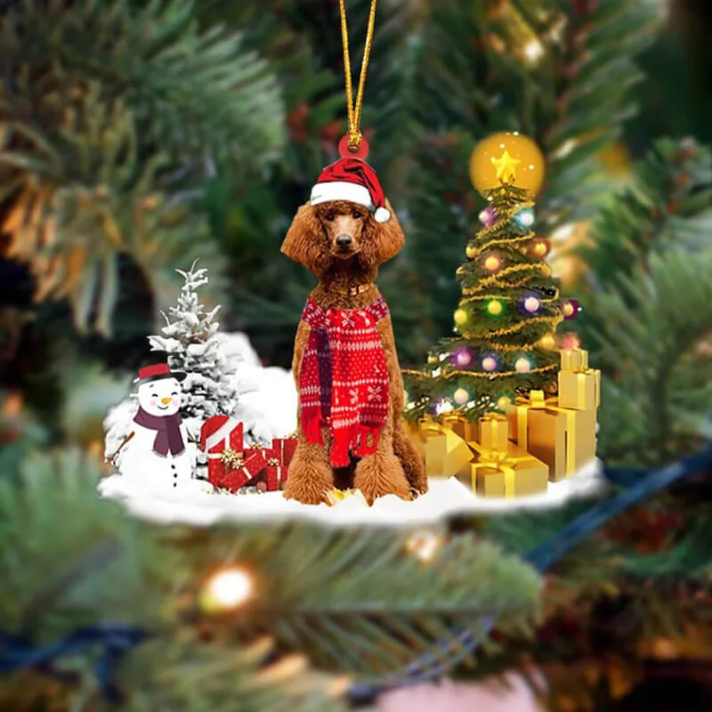 VigorDaily Poodle Christmas Ornament SM184