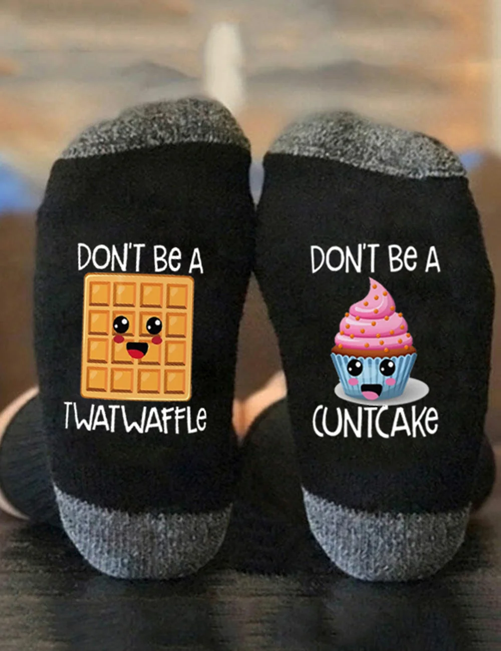 Lizzic Don't Be A Twatwaffle Cuntcake Socks