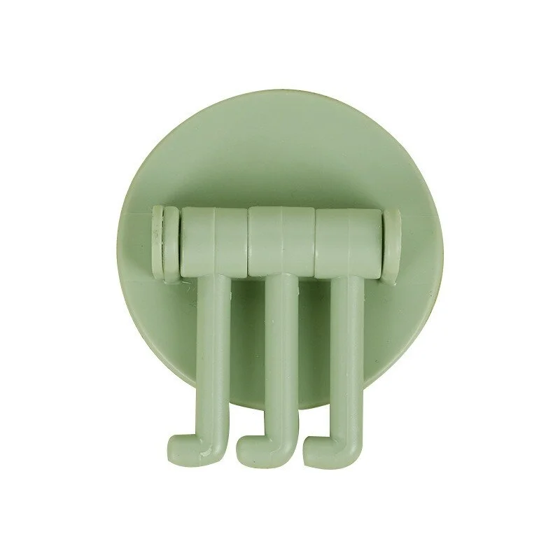 Key Holder Wall Row Hook Multi-Functional Strong Perforation-Free Bathroom Wall Hook Door Hat Hanger Home Decoration Accessories