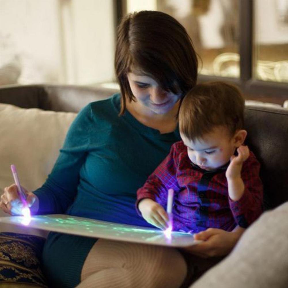 (🌲CHRISTMAS SALE NOW-48% OFF) Magic LED Light Drawing Pad (BUY 2 GET
