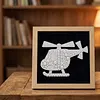 12Pcs DIY Pearl Painting Transportation for Home Wall Decor(15x15cm)