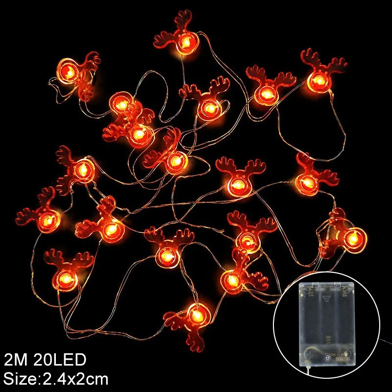 Snowflake LED Light Christmas Decorations For Home Hanging Garland Christmas Tree Decor Ornament 2022 Navidad Xmas Gift New Year