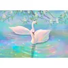 【Limited Stock Sale】Two Swans-11CT Stamped Cross Stitch 60*45cm/23.62*17.72in(Big Size) tapestrymarket