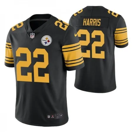 Men's Pittsburgh Steelers #22 Najee Harris 2021 Black Vapor Untouchable Limited Stitched Jersey 1I21