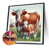 (40*40cm)Cow - Full Square Drill Diamond Painting