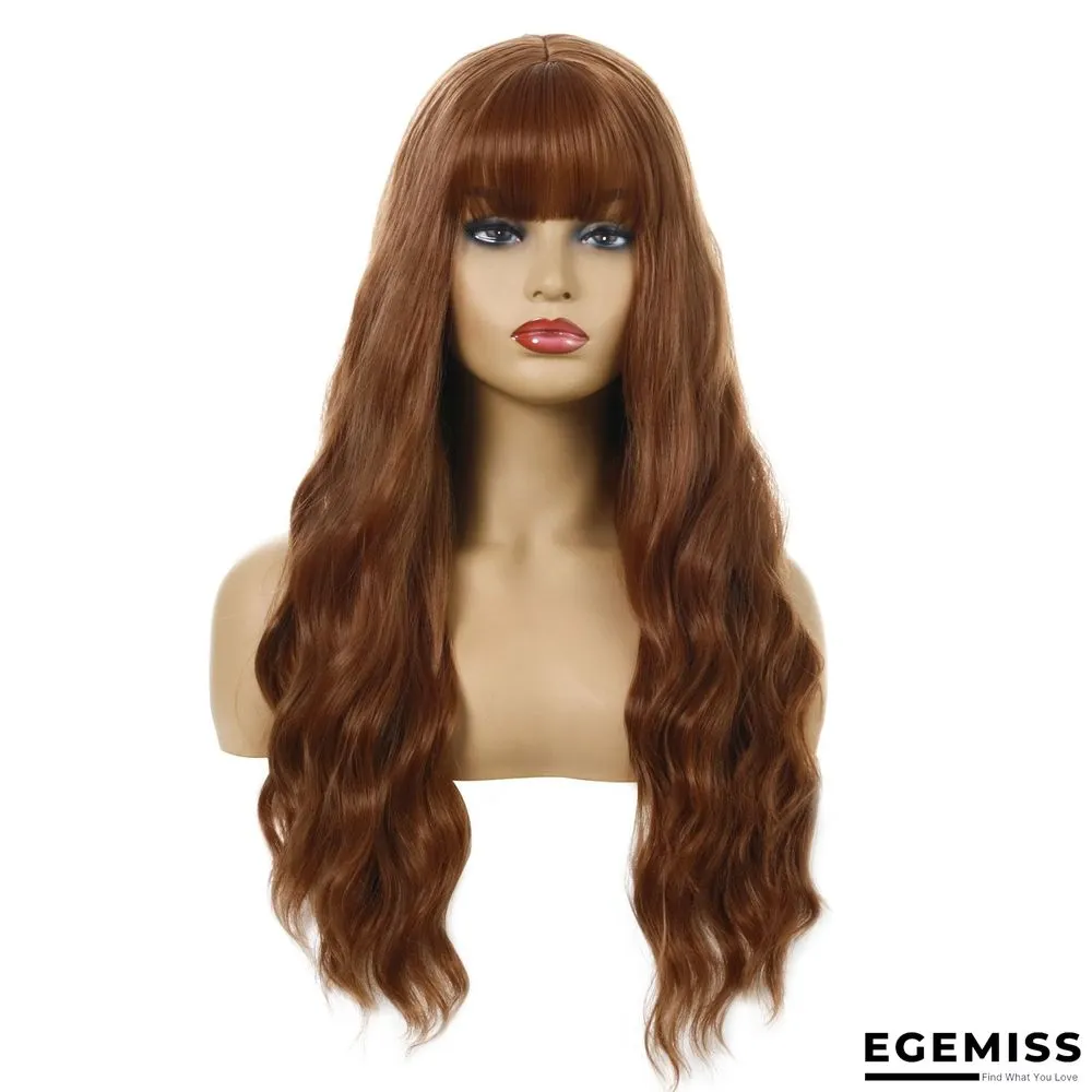Fashion Long Curly Hair Ladies Fluffy Wavy Curly Headgear | EGEMISS