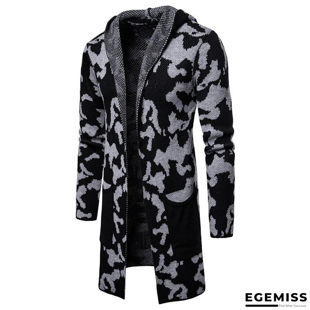 Men Casual Sweater Cardigan Men Winter Hooded Neck Quality Knitted Brand Male Sweaters large size | EGEMISS