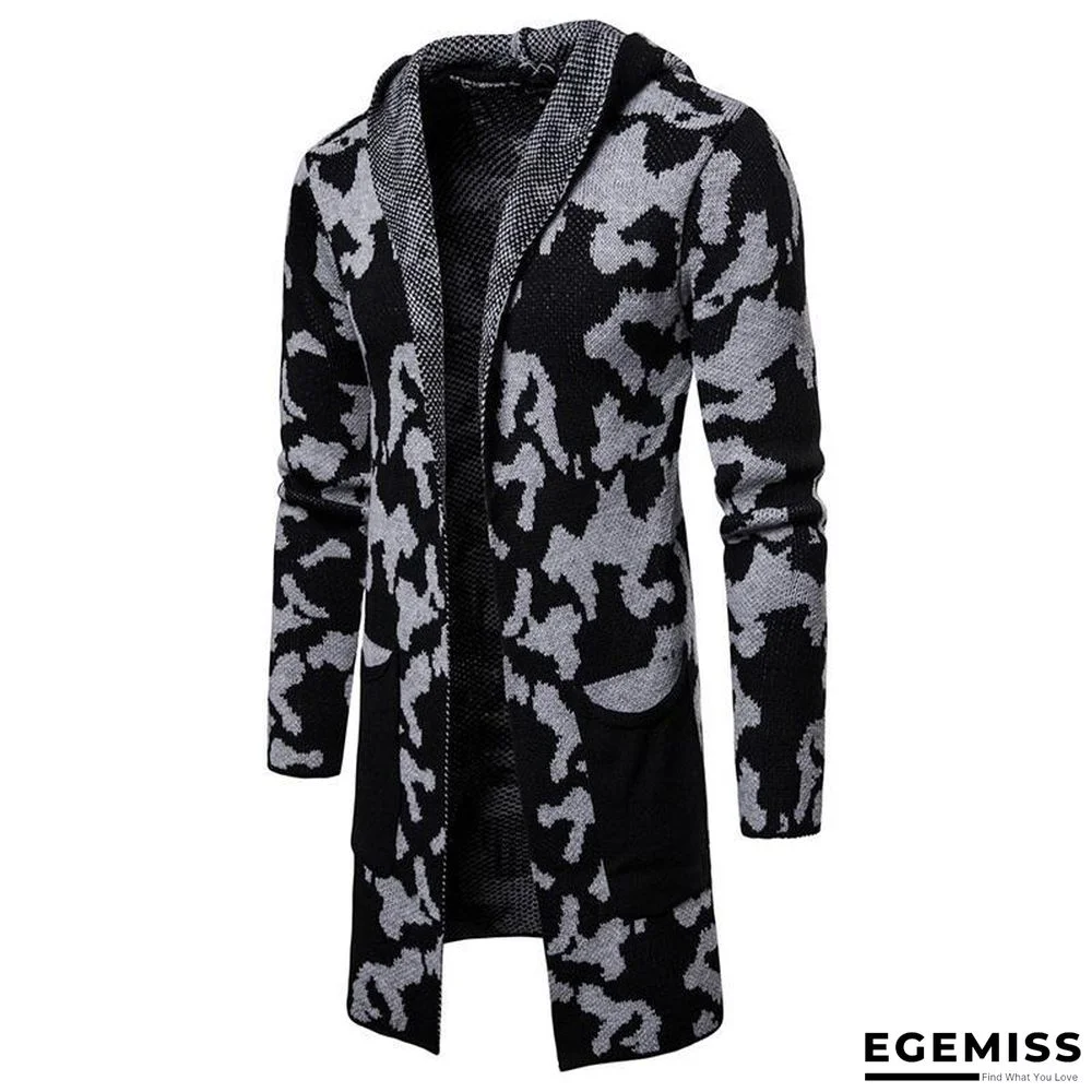 Men Casual Sweater Cardigan Men Winter Hooded Neck Quality Knitted Brand Male Sweaters large size | EGEMISS