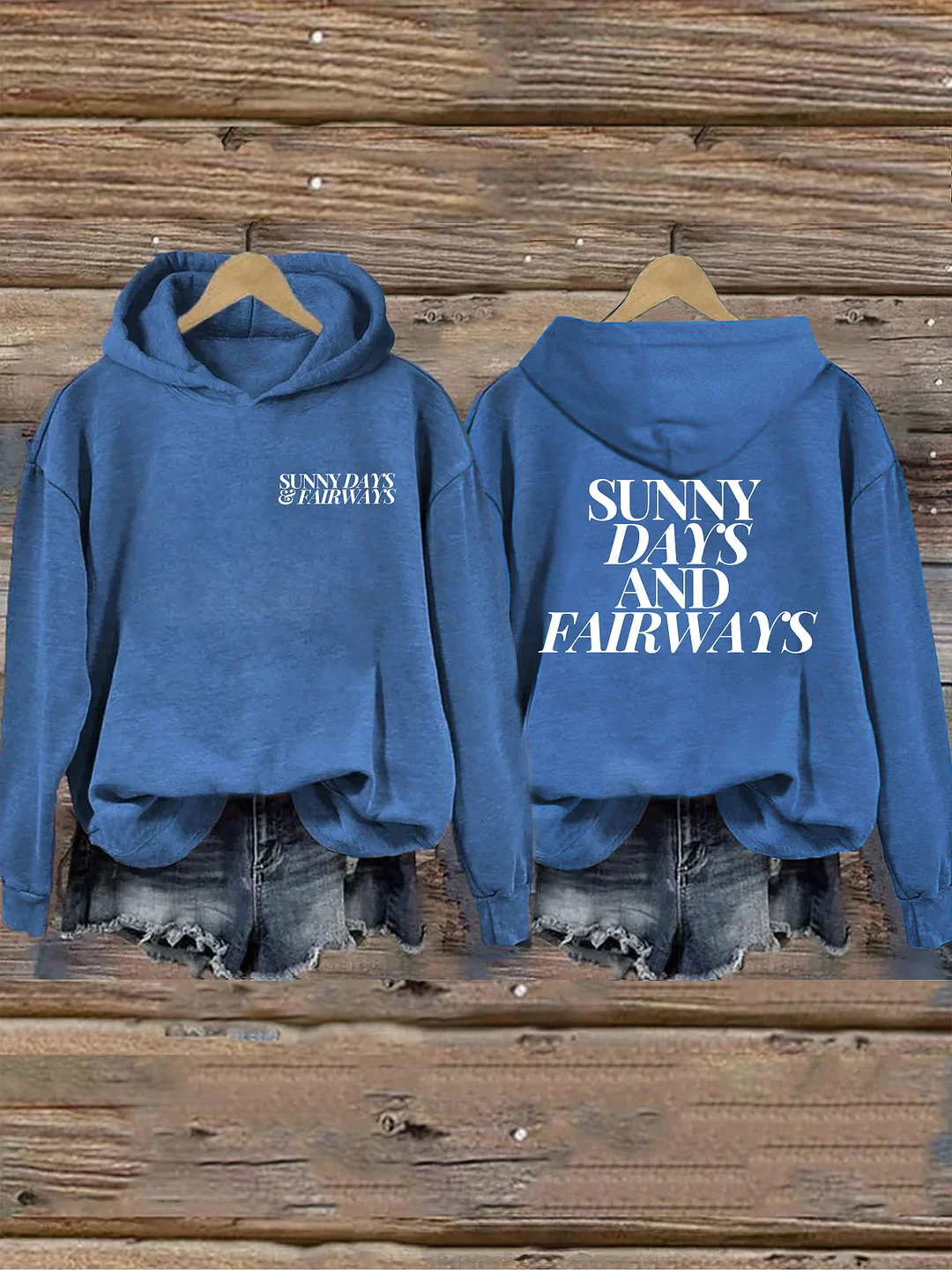 Sunny Days And Fairways Golf Hoodie