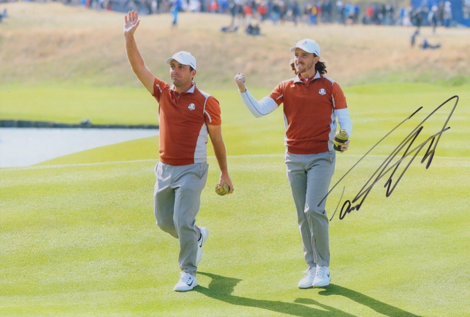 TOMMY FLEEDWOOD HAND SIGNED 12X8 Photo Poster painting GOLF AUTOGRAPH MASTERS 5