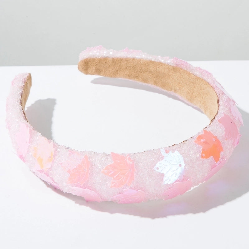 Casual Elegant Women’s Geometry Alloy Cloth Rhinestones Hair Band