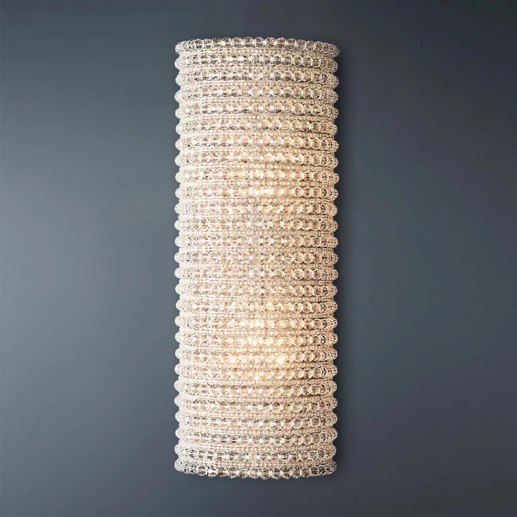 Donut Crystal Wall Sconce,Halo Sconce Modern Wall Lamp Vjlight
