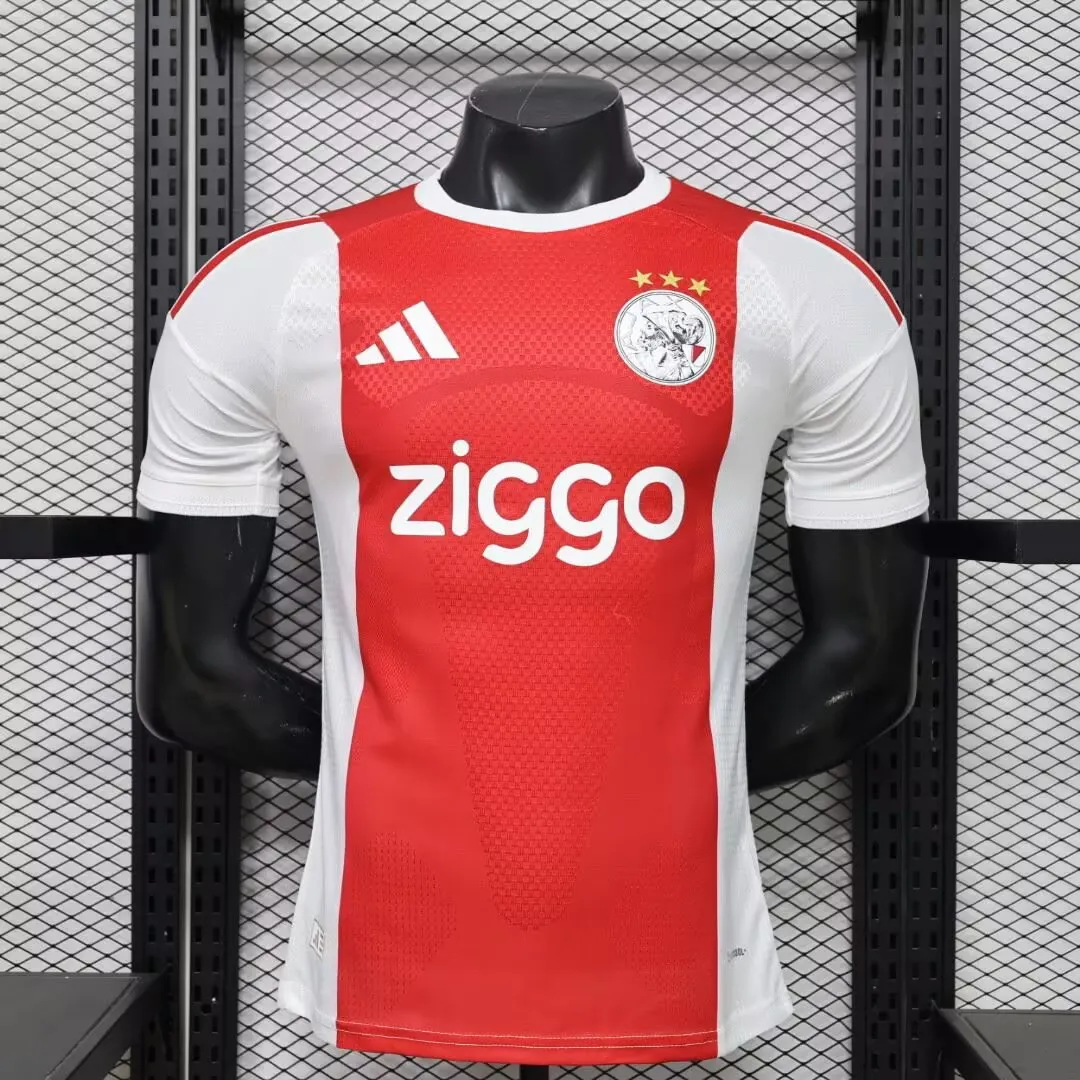 2026/2027 Player Version AFC Ajax Home Football Shirt 1:1 Thai Quality（The player version jersey is a bit tight, please pay attention to the size selection）