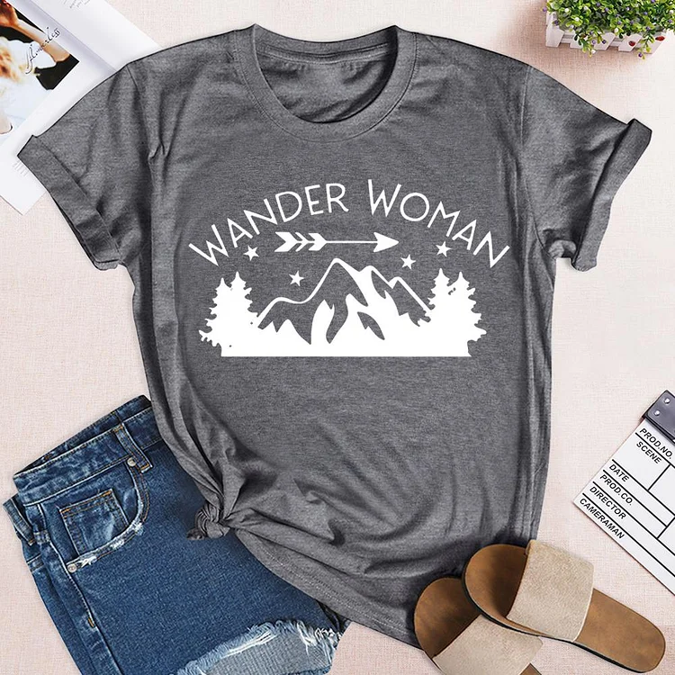 Wander Woman Couple Vacation Shirt Tee -02711-Annaletters