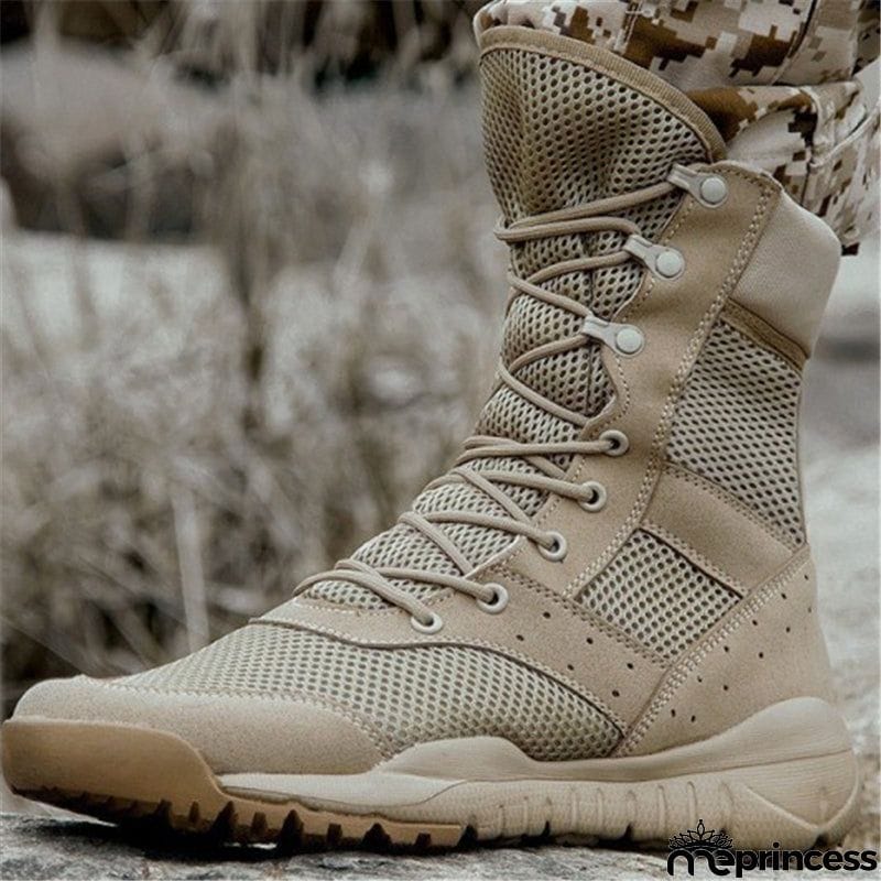 New Casual Lightweight Outdoor Climbing Shoes Training Army Boots