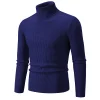 2023 Men's Turtleneck Striped Bottoming Sweater