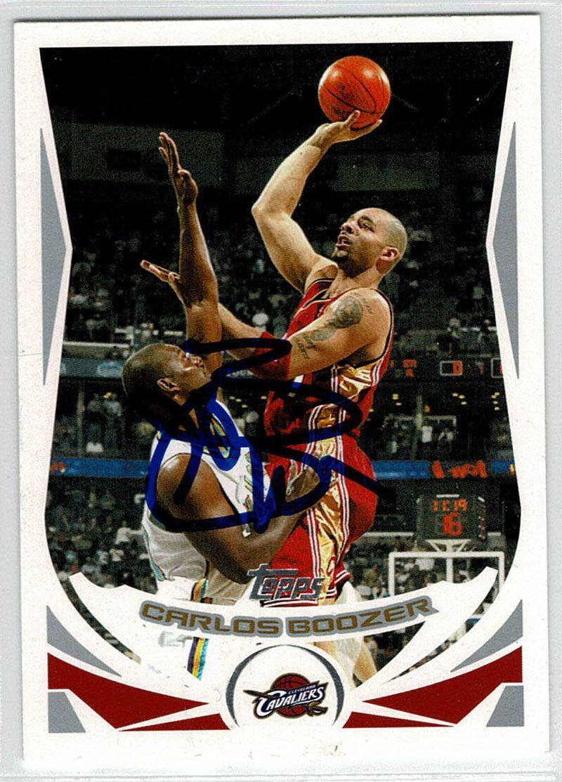 Carlos Boozer signed autographed card! Authentic! 12654