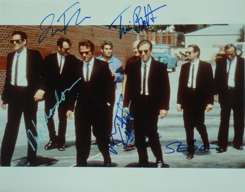 RESERVOIR DOGS CAST Signed Photo Poster painting x5 Quintin Tarantino, Steve Buscemi, Harvey Keitel, Tim Roth, + 11x14 wcoa