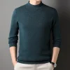 Men's 100% Wool Thickened Warm Turtleneck Sweater