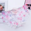 🔥👙🌹Culotte en Coton Antibact&eacute;rien avec Broderie en Dentelle