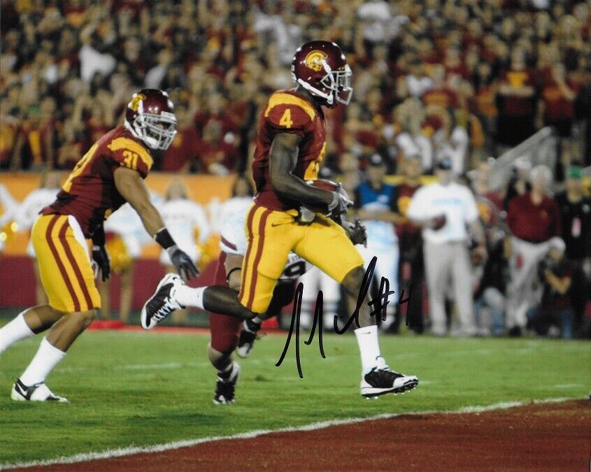 *JOE McKNIGHT*SIGNED*AUTOGRAPHED*Photo Poster painting*USC*TROJANS*FOOTBALL*COA*8 X 10