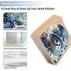 Christmas Acrylic DIY 5D Diamond Art Painting Napkin Holder Set (Snowman)