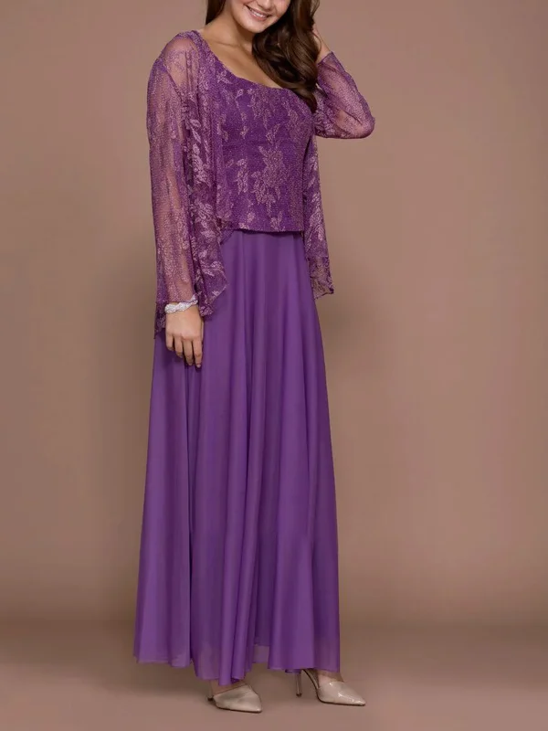 Round Neck Lace Dress Top Suit