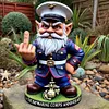 250th Anniversary Funny Gnome Statue Resin Creative Combat Soldiers Figurine