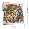 (40*40cm)Christmas Gnome - Full Round Drill Diamond Painting