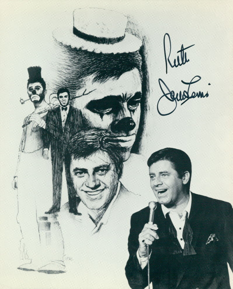 Jerry Lewis (Vintage, Inscribed) signed Photo Poster painting COA