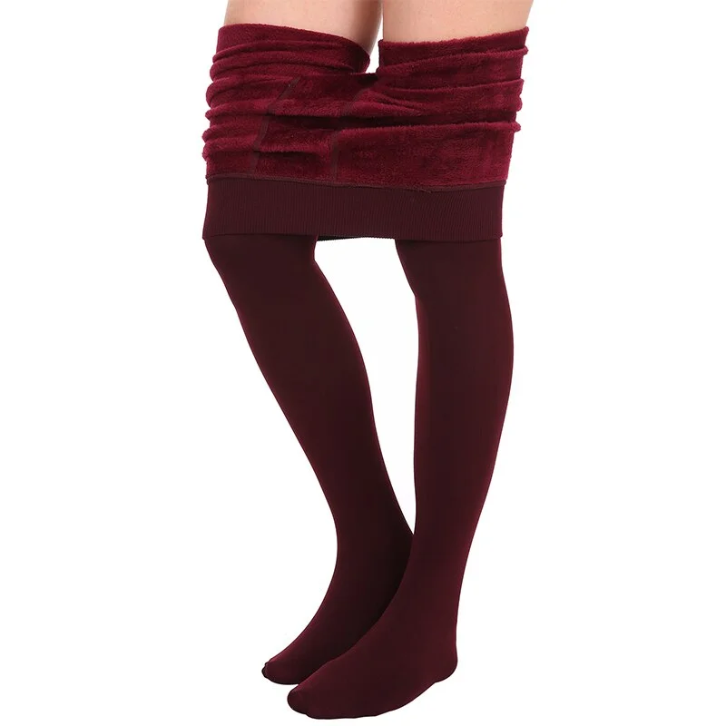 CHRLEISURE 2017 Warm Winter Pants Women Leggings High Waist Thick Pant Plus Velvet Pantalon Femme Stretch Trousers Women S-XL