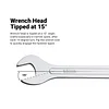 Capri Tools Super-Thin Open End Wrench (21 mm x 23 mm)