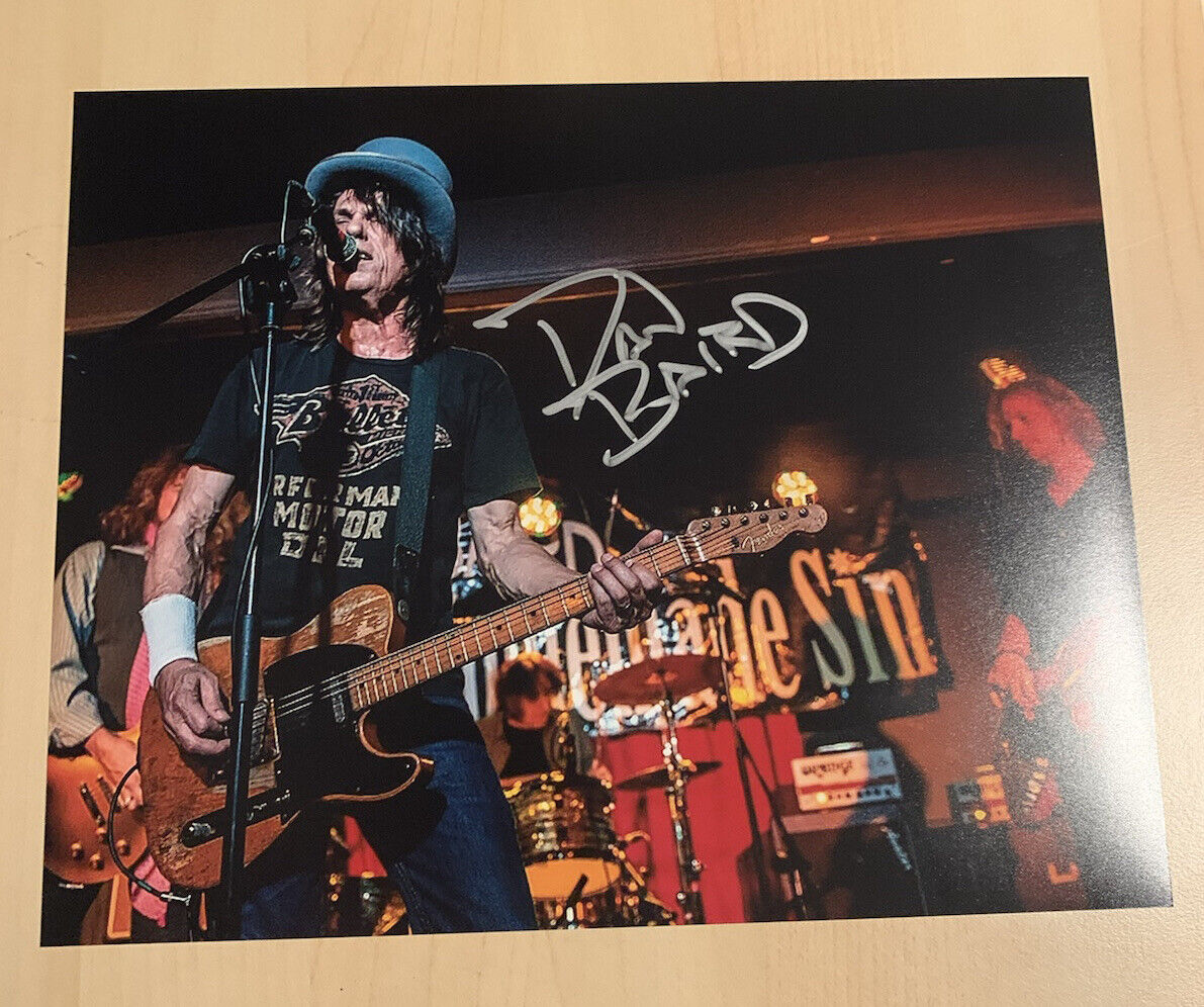 DAN BAIRD SIGNED 8x10 Photo Poster painting AUTOGRAPHED THE GEORGIA SATELLITES LEAD SINGER COA