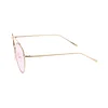 Round Flat Lens Sunglasses