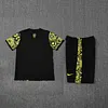 2025 Brazil Pre-Match Training Yellow Shirt+Shorts 1:1 Thai Quality